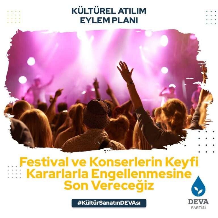 Mesnetsiz gerekçelerle ve keyfi karalarla yapılan festival ve konser yasaklamalarına son vereceğiz.