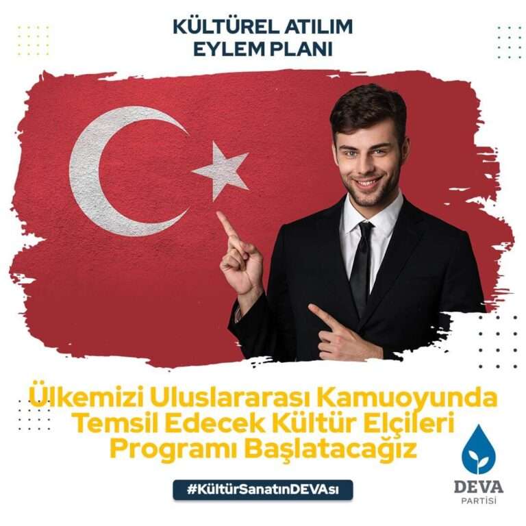 Kültür ve sanat alanında yaptığı çalışmalarla öne çıkan ve kendi alanlarında önemli katkılarda bulunmuş isimlerin, ülkemizin kültür markasını uluslararası kamuoyunda tanıtması ve uluslararası etkinliklerde temsil etmesi amacıyla kültür elçileri programı başlatacağız.