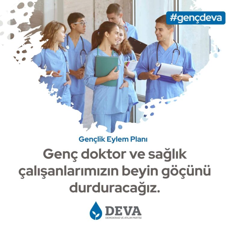 Genç doktor ve sağlık çalışanlarımızın beyin göçünü durduracağız