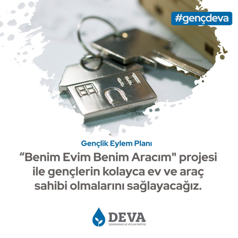 Benin Evim Benim Aracım projesi ile gençlerin kolayca ev ve araç sahibi olmasını sağlayacağız