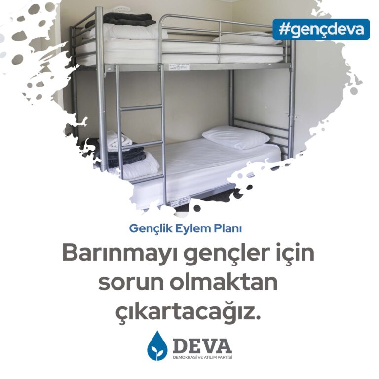 Barınma gençler için bir sorun olmaktan çıkacak.