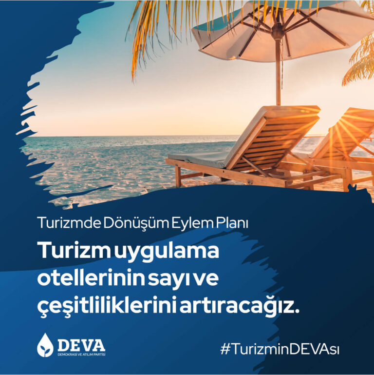 Turizm uygulama otellerinin sayı ve çeşitliliğini artıracağız.