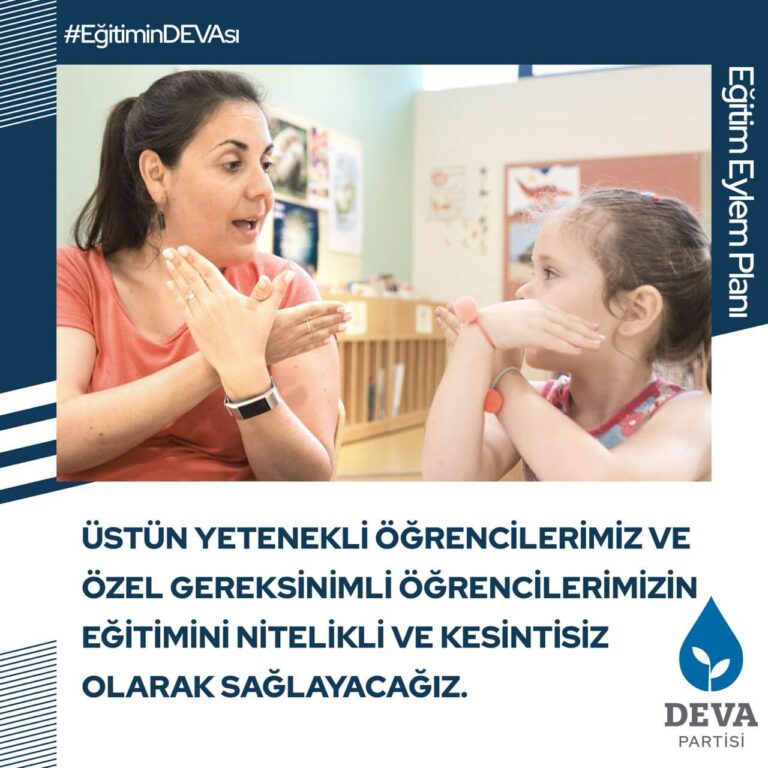 Üstün yetenekli öğrencileri ve özel gereksinimli öğrencilerimizin eğitiminin nitelikli ve kesintisiz olarak sağlayacağız.