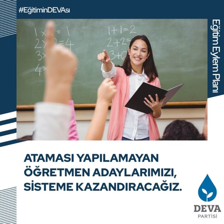 Ataması yapılamayan öğretmen adaylarımızı sisteme kazandıracağız.